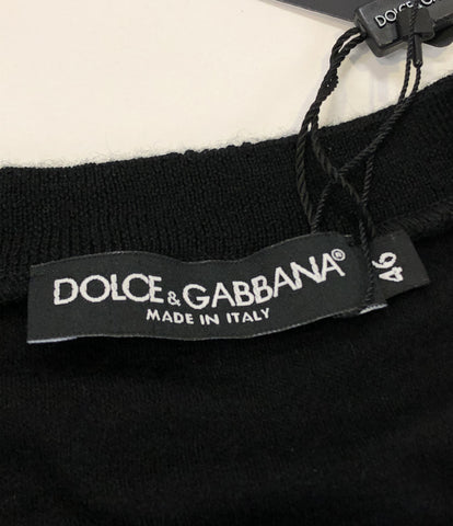 Dolce & Gabbana ผลิตภัณฑ์ความงามแคชเมียร์แขนยาวถักเฮนรี่คอผู้ชายขนาด 46 (m) Dolce & Gabbana