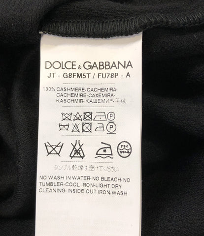 Dolce & Gabbana ผลิตภัณฑ์ความงามแคชเมียร์แขนยาวถักเฮนรี่คอผู้ชายขนาด 46 (m) Dolce & Gabbana