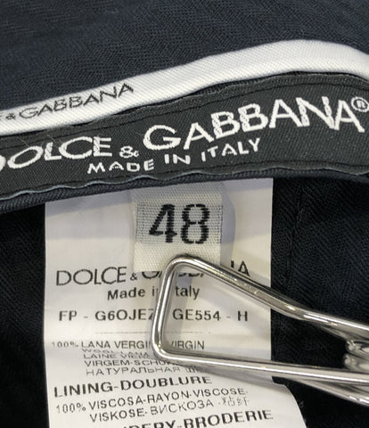 Dolce & Gabbana Beauty Products Slacks Chidori Lattice Mens Size 48 (L) Dolce & Gabbana