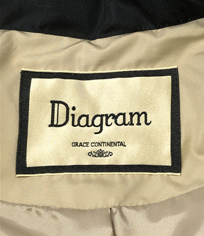 Beauty product by color down coat ladies Size 36 (S) Diagram Grace Continental