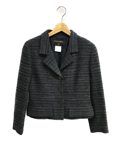 Chanel สภาพดี 99A Tweed Jacket Ladies SIZE 40 (L) CHANEL