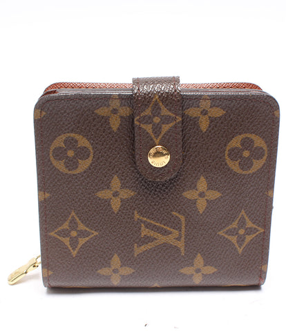 ルイヴィトン 美品 財布 コンパクトジップ モノグラム   M61667 レディース  (2つ折り財布) Louis Vuitton