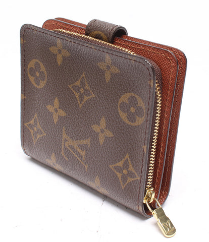 Louis Vuitton Monogram Compact Zip M61667 Bifold Wallet Unisex