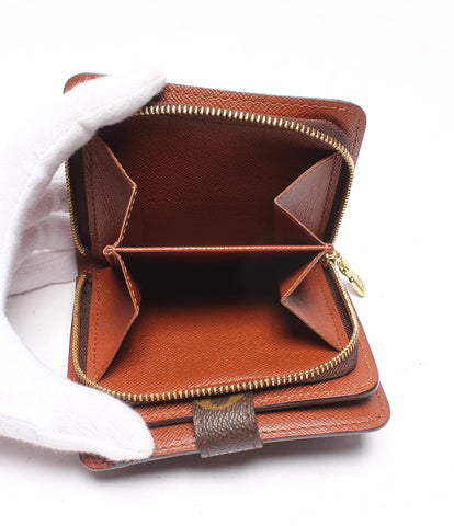 ルイヴィトン 美品 財布 コンパクトジップ モノグラム   M61667 レディース  (2つ折り財布) Louis Vuitton