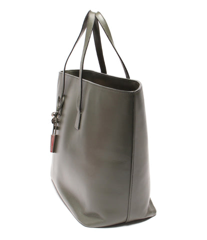 Barry Leather Tote Olive Ladies BALLY