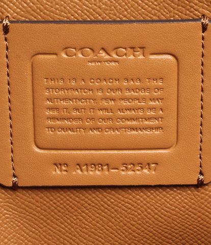 教练美容产品皮革手提包52547女士教练