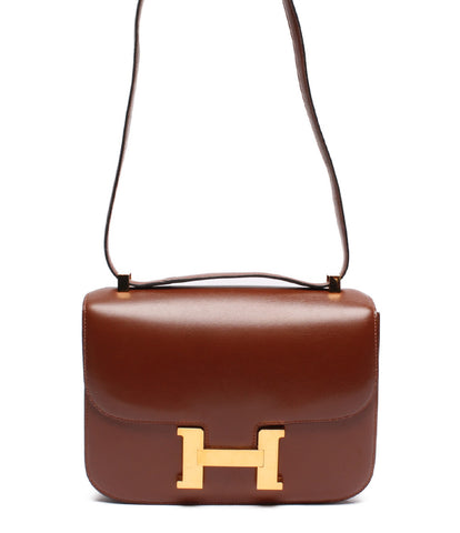 กระเป๋าสะพายหนัง Hermes ○ G สลัก Constance 23 Ladies HERMES