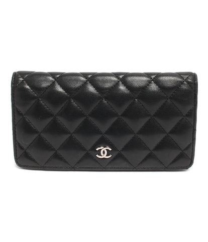 Chanel กระเป๋าสตางค์แบบสองพับ Matrasse Cave Modes Ladies (ยาวกระเป๋าสตางค์) Chanel