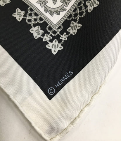 Hermes สภาพดี Carre 90 Silk Scarf Brins dor Gold Wakaeda Ladies (Multiple Sizes) HERMES