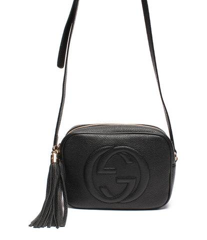 Gucci Good Condition Leather Shoulder Bag Soho Interlocking G 308364 Ladies GUCCI