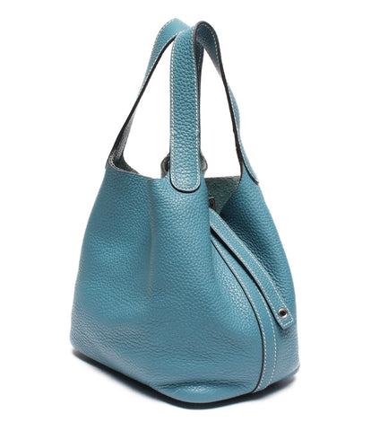 Hermes Leather Handbag □ O Engraved Picotan Lock PM Ladies HERMES