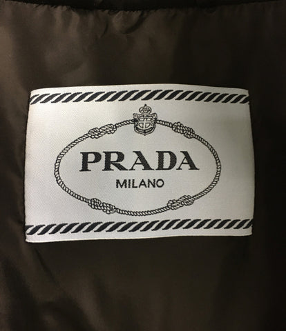 Prada beauty goods down coat with fur ladies SIZE 36 (S) PRADA