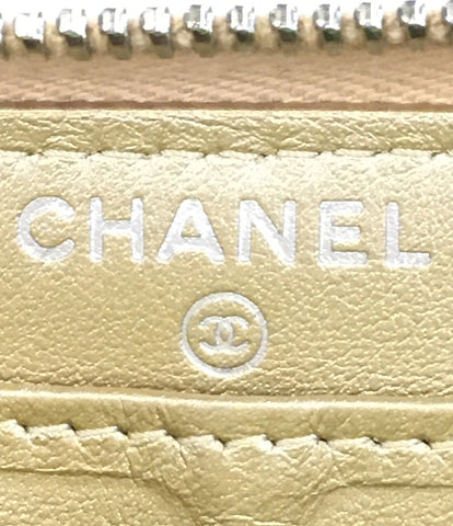Chanel Round Zipper Wallet Star Motif Embossed A70121 Ladies (Round Zipper) CHANEL