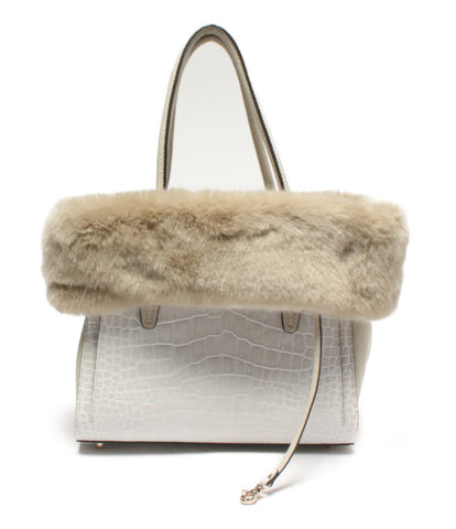 Beauty 2way Fur Handbag Ladies PELLE BORSA