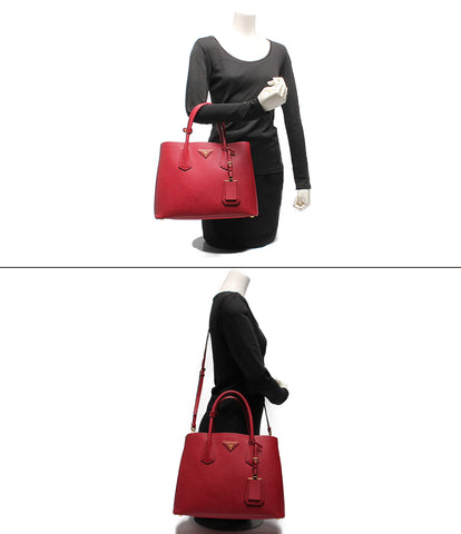 Prada Leather 2WAY Bag Shoulder Hand 1BG775 Women's PRADA