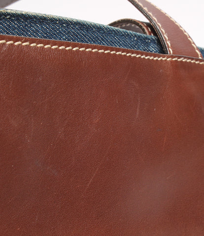 Chanel Tote Bag Denim Leather 6111251 Women's Chanel