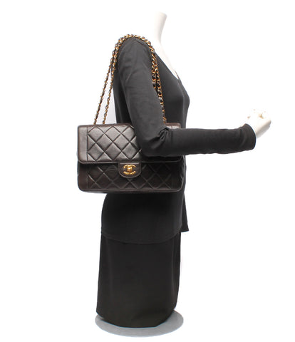 W Chain Leather Shoulder Bag Matrass Ladies Chanel