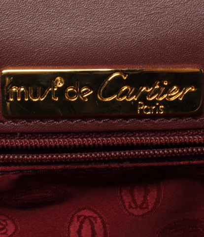 カルティエ  レザーショルダーバッグ  マストライン    レディース   Cartier