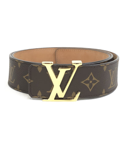 Initiales leather belt Louis Vuitton Brown size 80 cm in Leather  34665915