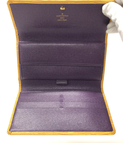 Louis Vuitton Three-folded wallet Porto Tresol International Tassilian Yellow Epi M63389 Women's (3 fold wallet) Louis Vuitton