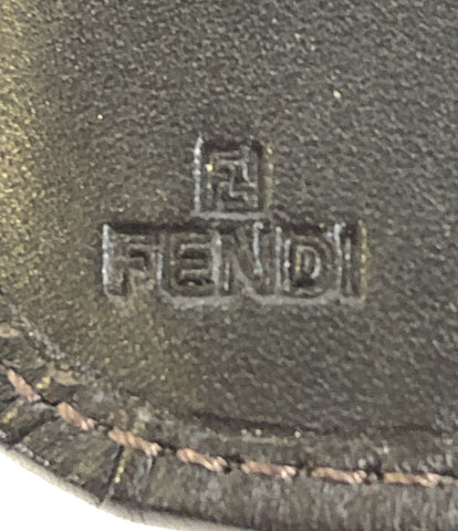 เฟนดี้คอมแพครอบซิปกระเป๋าสตางค์พับคู่นางสาว Zucino (กระเป๋าสตางค์พับคู่) FENDI