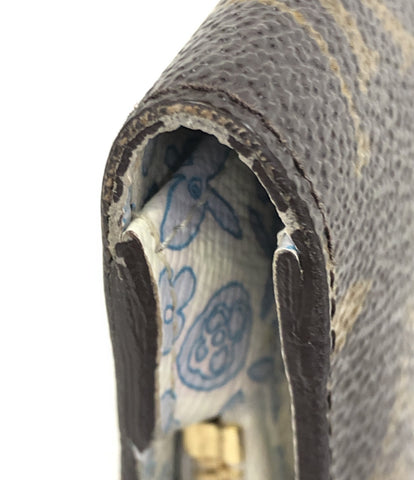 ルイヴィトン  二つ折り財布 ポルト モネ・アンソリット ヴィオレ モノグラム フルリ   M60230 レディース  (2つ折り財布) Louis Vuitton