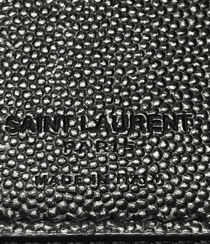 Saint Laurent Paris, Roundfastener, PARIS 328558 BTY0N 1000 Men (กระเป๋าเงินยาว) ปลาบํารุงรักษา SAINT