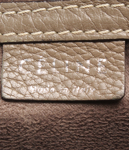 Celine 2 Way Leather Handbag Shoulder Bag Lageago Nanorage 189243DRU Women's Celine