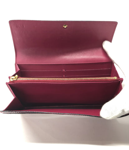 Louis Vuitton กระเป๋าสตางค์ยาวสองใบที่มีตัวยึดพับ Portofoille ซาร่าห์โรสแอนเดียน Verni M93530 สุภาพสตรี (กระเป๋ายาว) Louis Vuitton