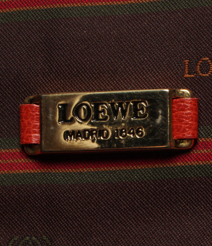 Loewe皮革波士顿袋女士Loewe