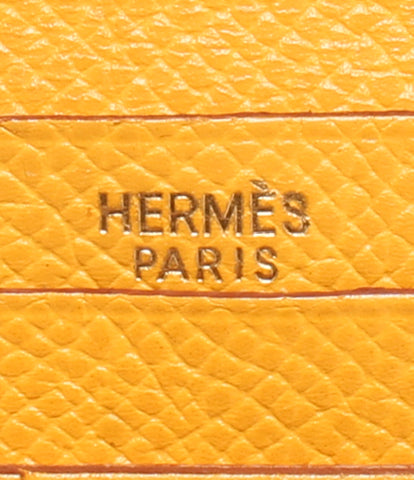 Hermes long钱包Bearscrew Gold Tracket□B雕刻女士（长钱包）HERMES