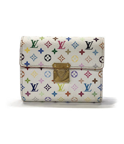 Louis Vuitton สามพับกระเป๋าสตางค์ Portfoy Yukoara Multicolor M58014 ผู้หญิง (3 พับกระเป๋าสตางค์) Louis Vuitton