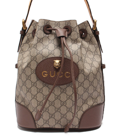 Gucci 3WAY Backpack Shoulder Hand GG Scrim 473875 520981 Women's GUCCI