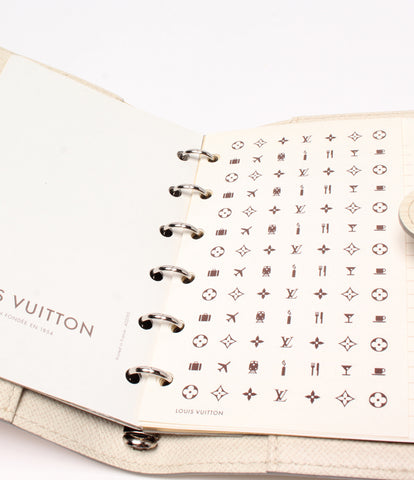หลุยส์วิตตอง 6 หลุม Book Cover วาระส่วนตัว Ivoir Epi R2005J สตรี (หลายขนาด) Louis Vuitton