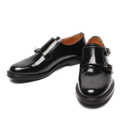 Lala r double monk leather shoes a73999 Ladies Size 37 (m) chachch