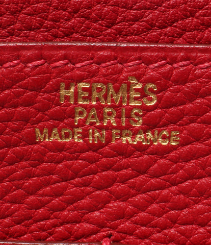 Hermes วงเล็บทองแบบสองพับทอง□กระเป๋าเก็บเหรียญลายเหรียญกับกระเป๋าเงินเหรียญ (กระเป๋าสตางค์สองเท่า) Hermes