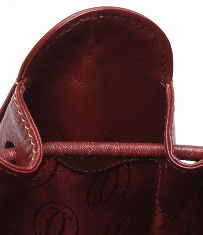 Cartier Shoulder Bag Drawstring Bordeaux Mastline Ladies Cartier