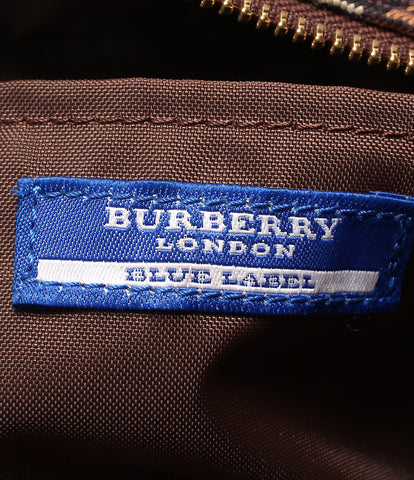 Burberry Blue Label Handbag Check Pattern Ladies Burberry Blue Label