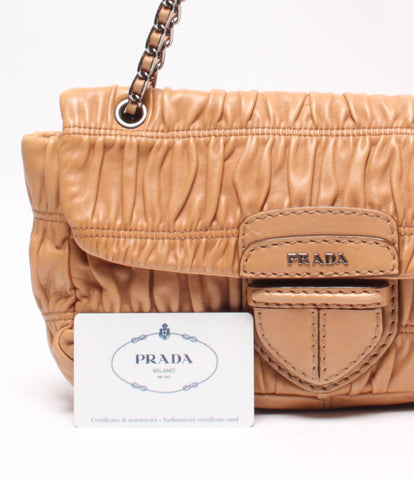 Prada Leather Shoulder Bag B4553C Ladies PRADA