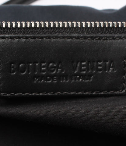 Bottega Beneta บอสตันกระเป๋าผ้าใบ×หนังของผู้ชาย Bottega Veneta