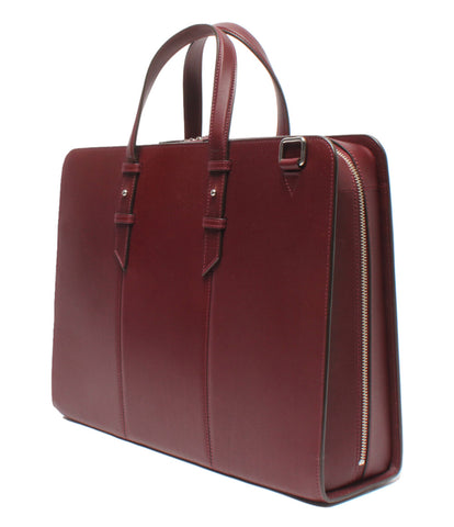 Beauty Product Leather Brief Case Men Somes Saddle