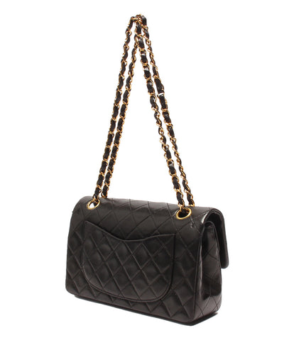 Chanel Chain Shoulder Bag Double Flap Gold Bracket Matrass Ladies Chanel