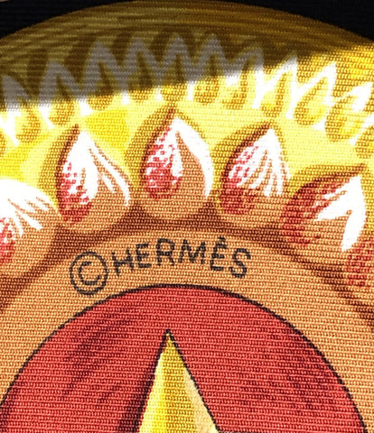 エルメス  カレ90 シルク100％スカーフ CHEVAUX DE TRAIT     レディース  (複数サイズ) HERMES