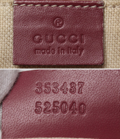 Gucci 2way Leather Tote Bag Shoulder Bag GG Sprim 353437 52504 Women GUCCI