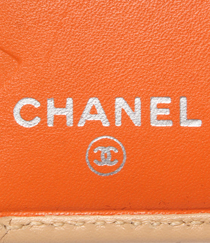 シャネル 美品 二つ折り財布 カンボンライン ココマーク      レディース  (2つ折り財布) CHANEL