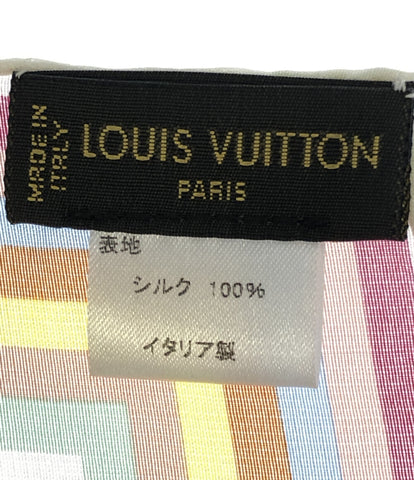 ルイヴィトン スカーフ 45×45 シルク100% モノグラムマルチカラー