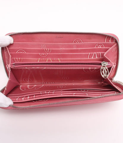 1札入れカルティエ Cartier ラウンドファスナー長財布 レディース - 財布