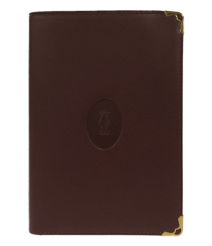 カルティエ  二つ折り財布 パスケース 手帳カバー  マストライン    レディース  (2つ折り財布) Cartier