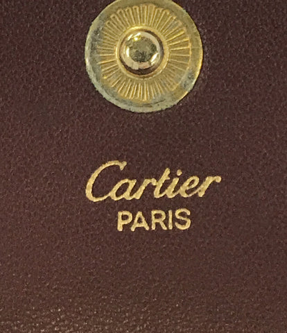 カルティエ  二つ折り財布 ミディアムウォレット がま口  マストライン    レディース  (2つ折り財布) Cartier