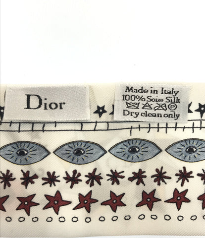 クリスチャンディオール  スカーフ 悪魔柄 シルク100% Le Diable ミッツァ    レディース  (複数サイズ) Christian Dior